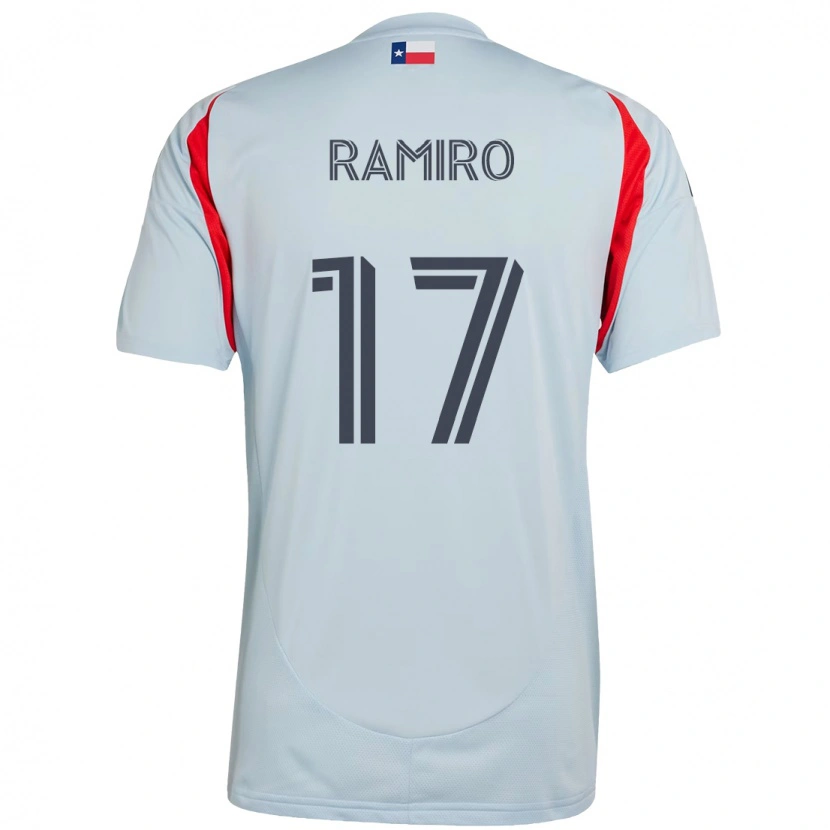 Danxen Kid Ramiro #17 Light Blue Red Away Jersey 2025/26 T-Shirt