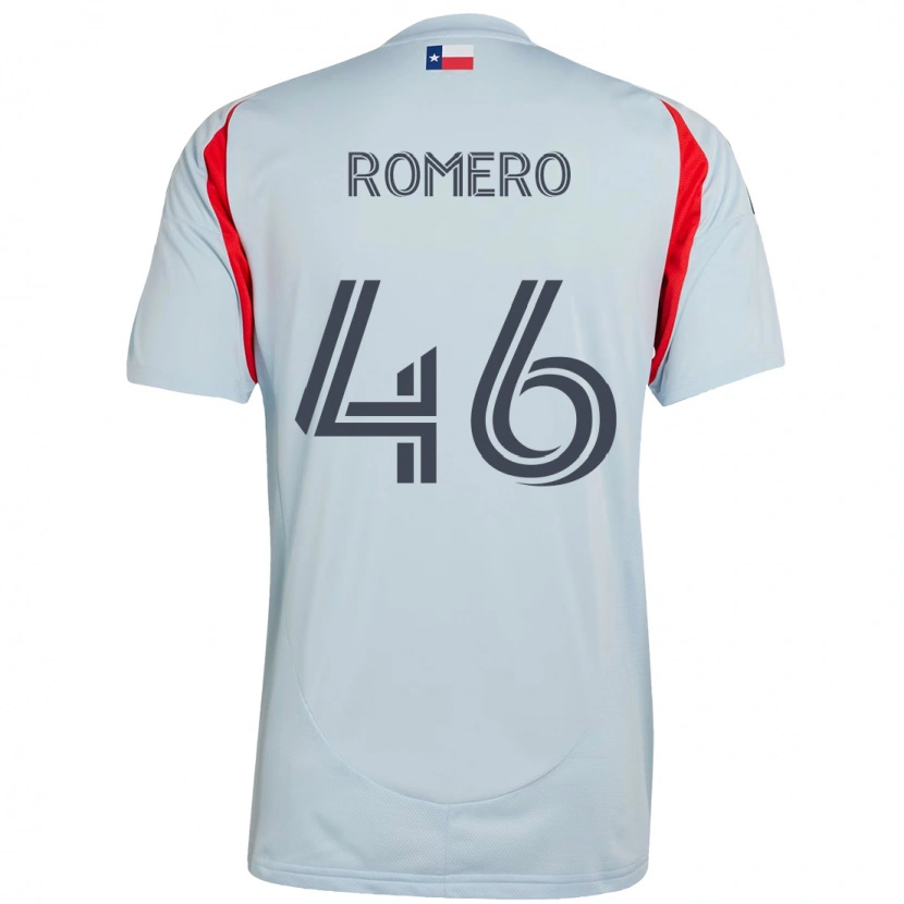 Danxen Kid Isaac Romero #46 Light Blue Red Away Jersey 2025/26 T-Shirt