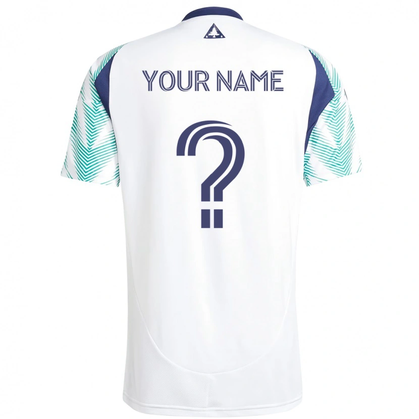 Danxen Kid Your Name #0 White Blue Away Jersey 2025/26 T-Shirt