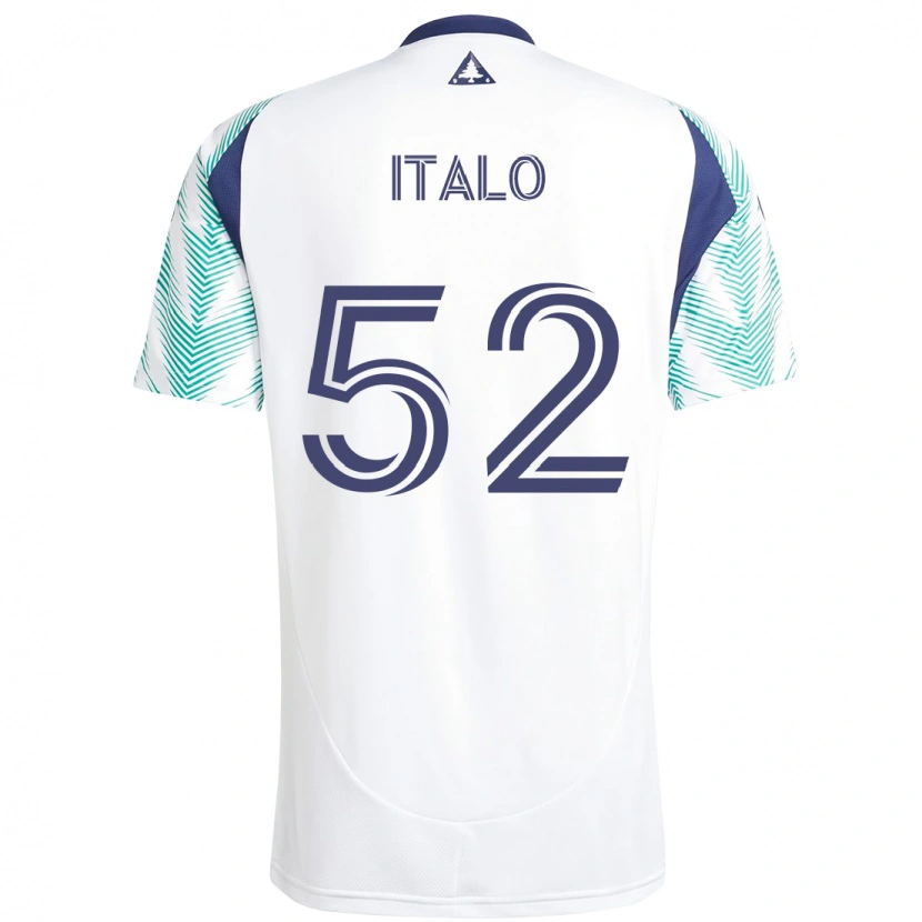 Danxen Kid Ítalo #52 White Blue Away Jersey 2025/26 T-Shirt