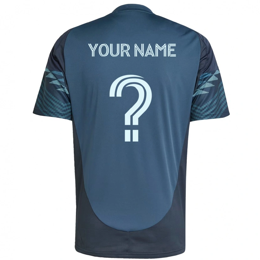 Danxen Kid Your Name #0 Light Blue Away Jersey 2025/26 T-Shirt