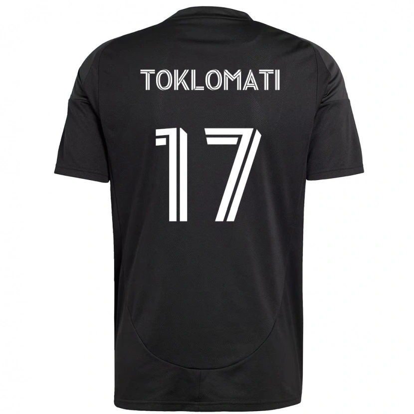 Danxen Kid Idan Toklomati #17 Black White Away Jersey 2025/26 T-Shirt