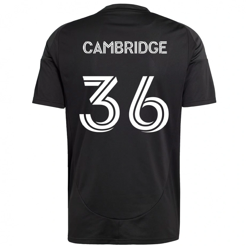 Danxen Kid Brandon Cambridge #36 Black White Away Jersey 2025/26 T-Shirt