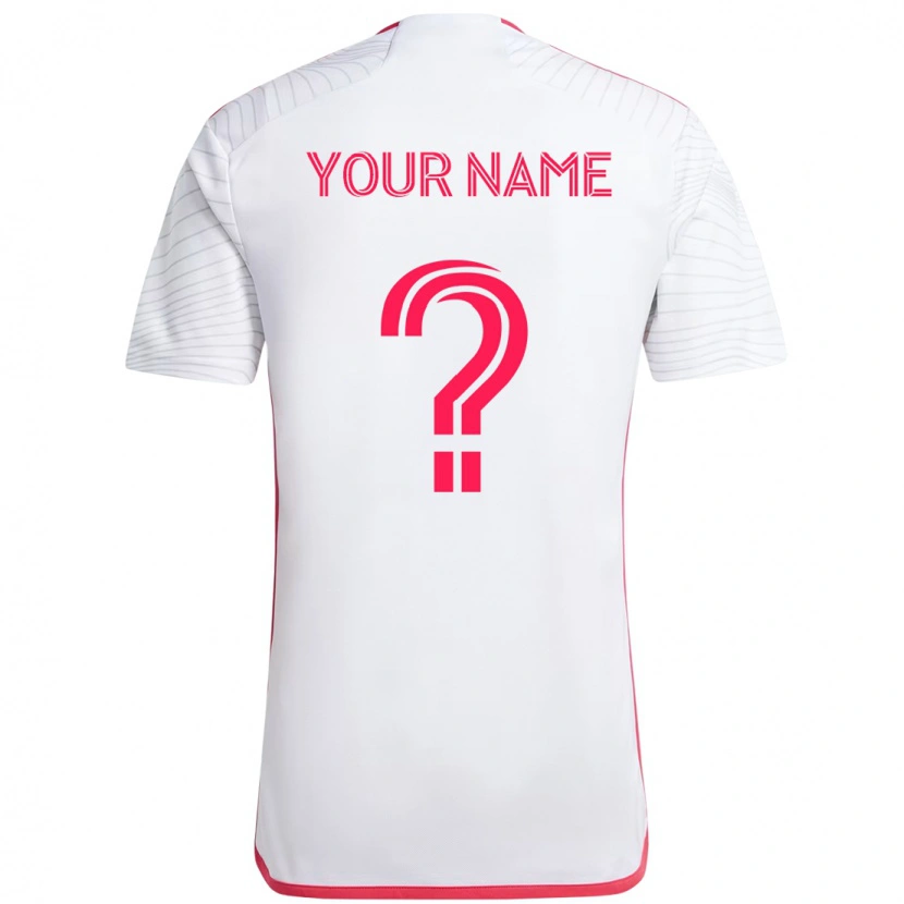 Danxen Kid Your Name #0 White Magenta Away Jersey 2025/26 T-Shirt