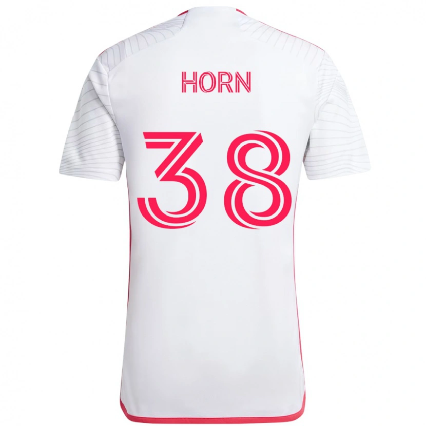 Danxen Kid Jannes Horn #38 White Magenta Away Jersey 2025/26 T-Shirt