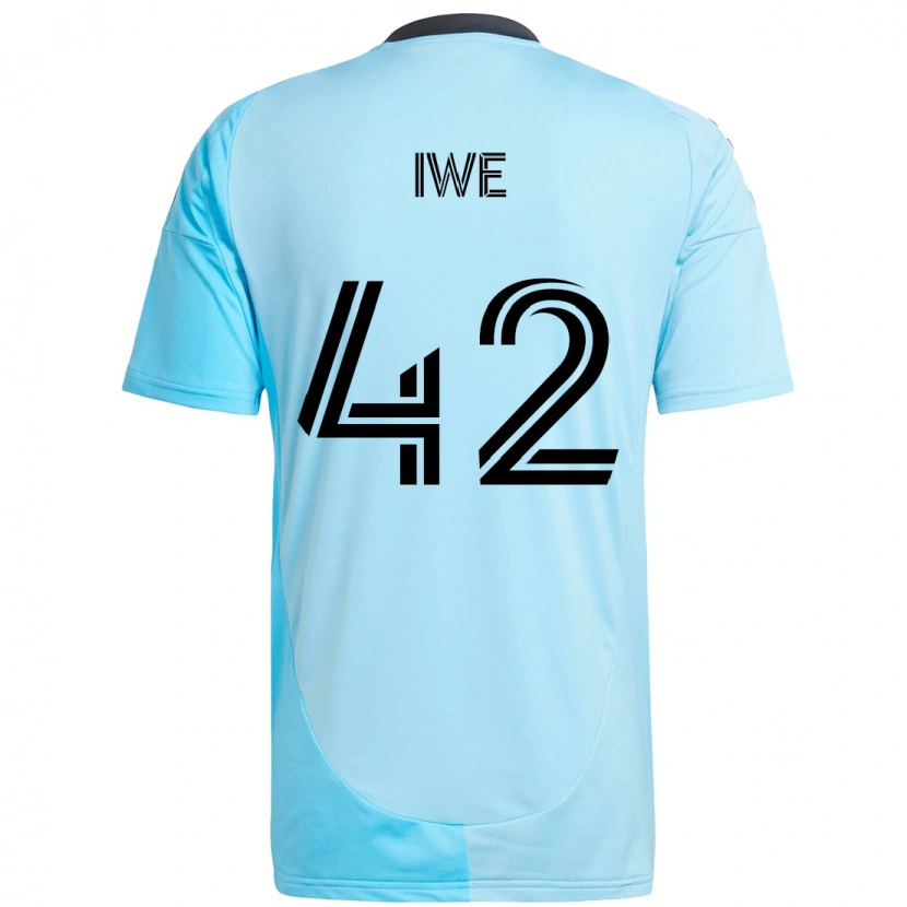 Danxen Kid Emmanuel Iwe #42 Sky Blue Away Jersey 2025/26 T-Shirt