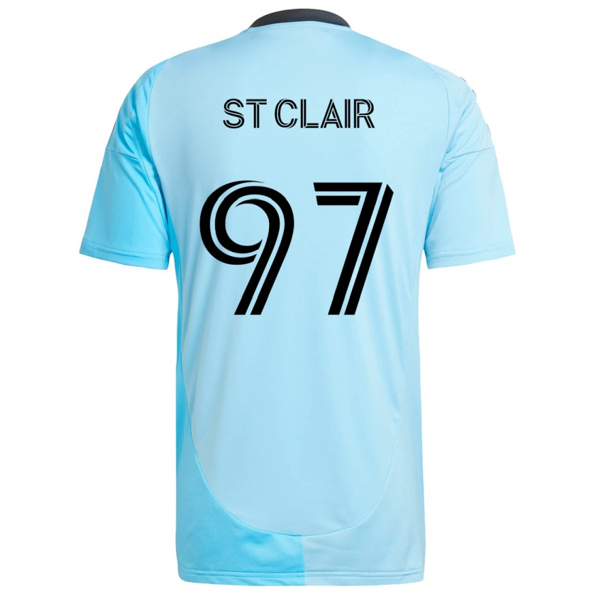 Danxen Kid Dayne St. Clair #97 Sky Blue Away Jersey 2025/26 T-Shirt