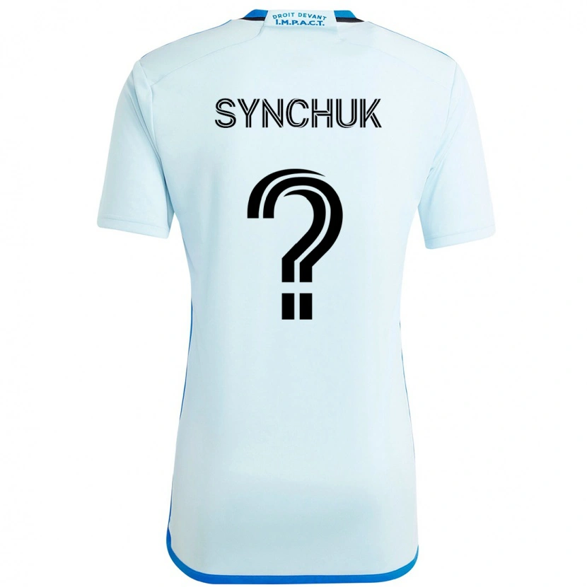 Danxen Kid Gennadiy Synchuk #0 Sky Blue Dark Blue Away Jersey 2025/26 T-Shirt