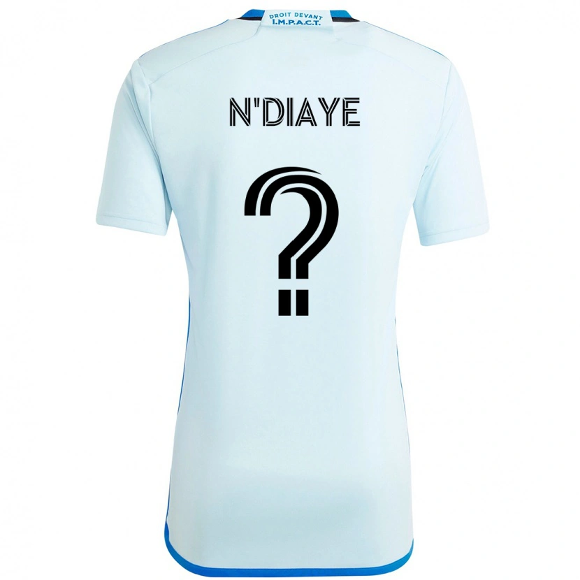 Danxen Kid Antoine N'diaye #0 Sky Blue Dark Blue Away Jersey 2025/26 T-Shirt