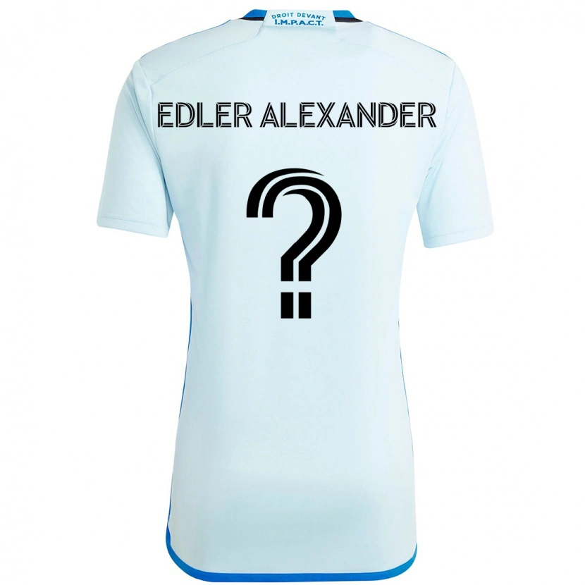 Danxen Kid Guesly Edler Alexander #0 Sky Blue Dark Blue Away Jersey 2025/26 T-Shirt