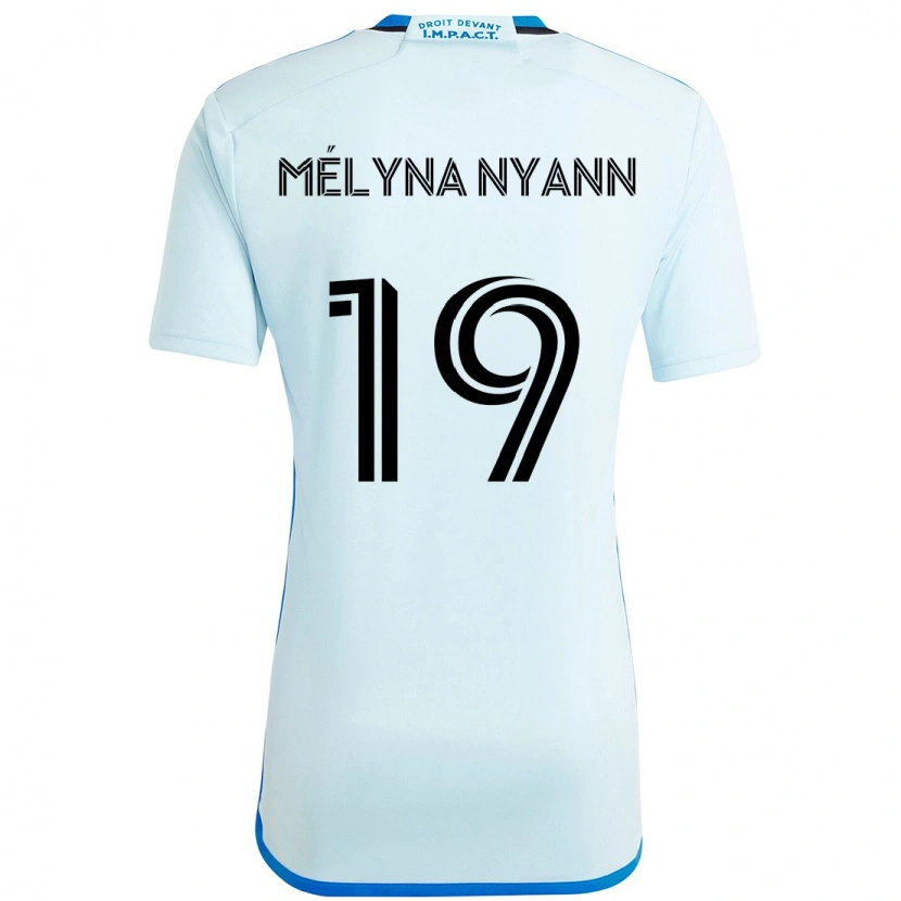 Danxen Kid Alexis Mélyna Nyann #19 Sky Blue Dark Blue Away Jersey 2025/26 T-Shirt