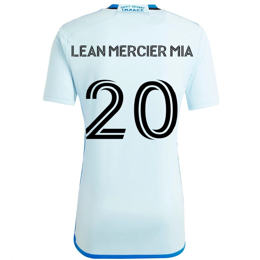 Danxen Kid Mc Lean Mercier Mia #20 Sky Blue Dark Blue Away Jersey 2025/26 T-Shirt