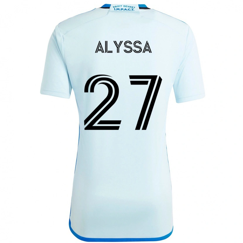 Danxen Kid Garreaud Alyssa #27 Sky Blue Dark Blue Away Jersey 2025/26 T-Shirt