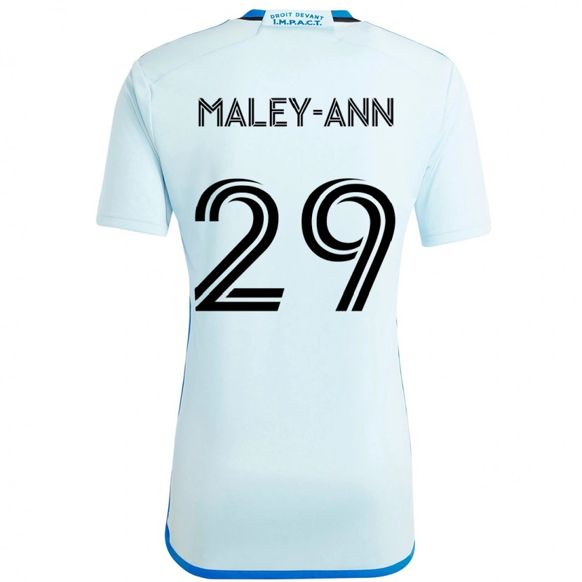 Danxen Kid Caron Maley-Ann #29 Sky Blue Dark Blue Away Jersey 2025/26 T-Shirt