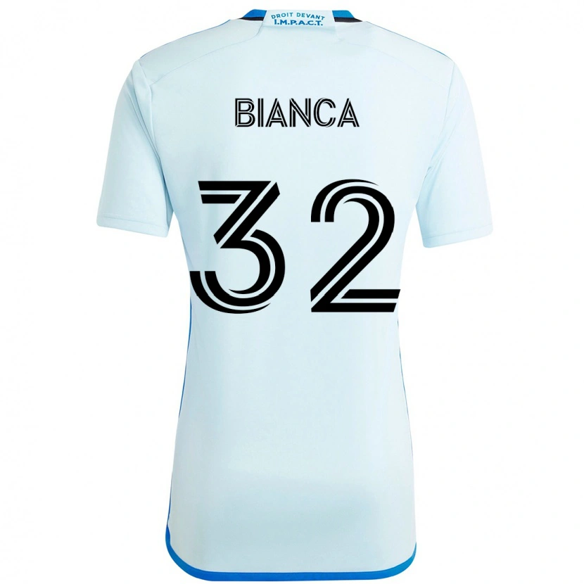 Danxen Kid Hanisch Bianca #32 Sky Blue Dark Blue Away Jersey 2025/26 T-Shirt