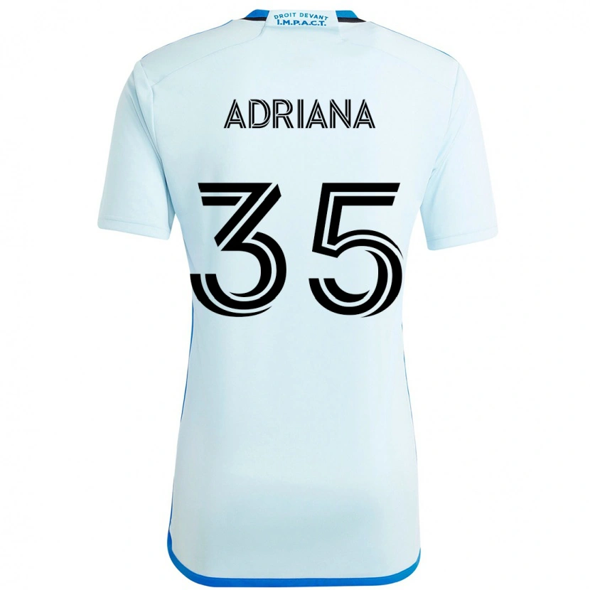 Danxen Kid Teoli Adriana #35 Sky Blue Dark Blue Away Jersey 2025/26 T-Shirt