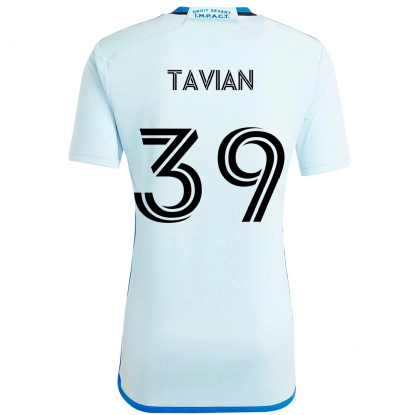 Danxen Kid Vandendort Tavian #39 Sky Blue Dark Blue Away Jersey 2025/26 T-Shirt