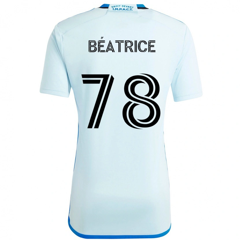 Danxen Kid Forcier Béatrice #78 Sky Blue Dark Blue Away Jersey 2025/26 T-Shirt