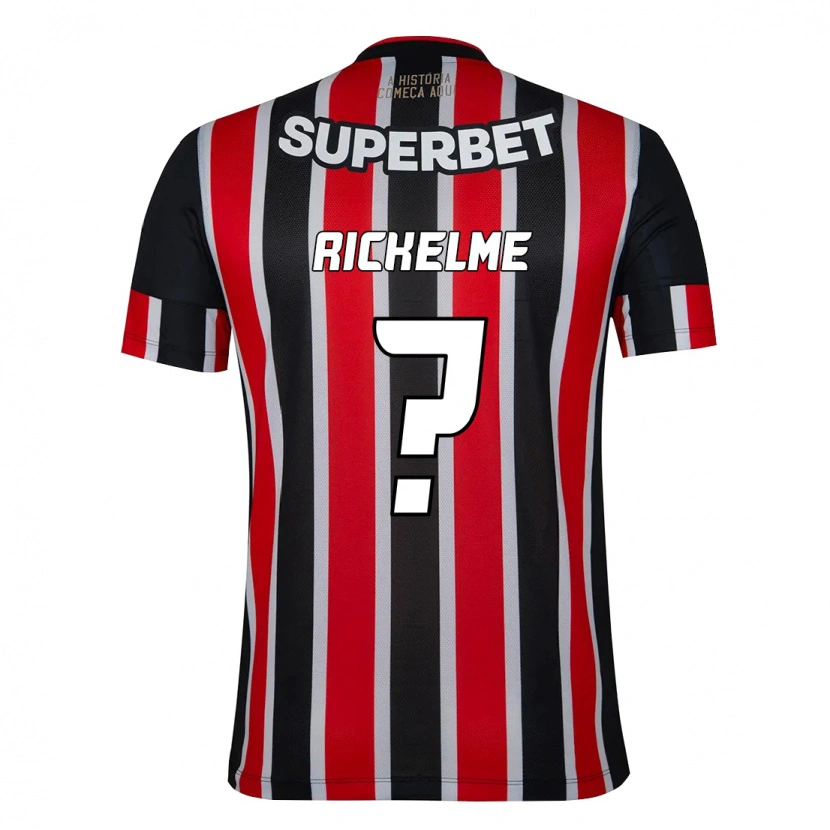 Danxen Kid Marques Rickelme #0 Black Red Away Jersey 2025/26 T-Shirt