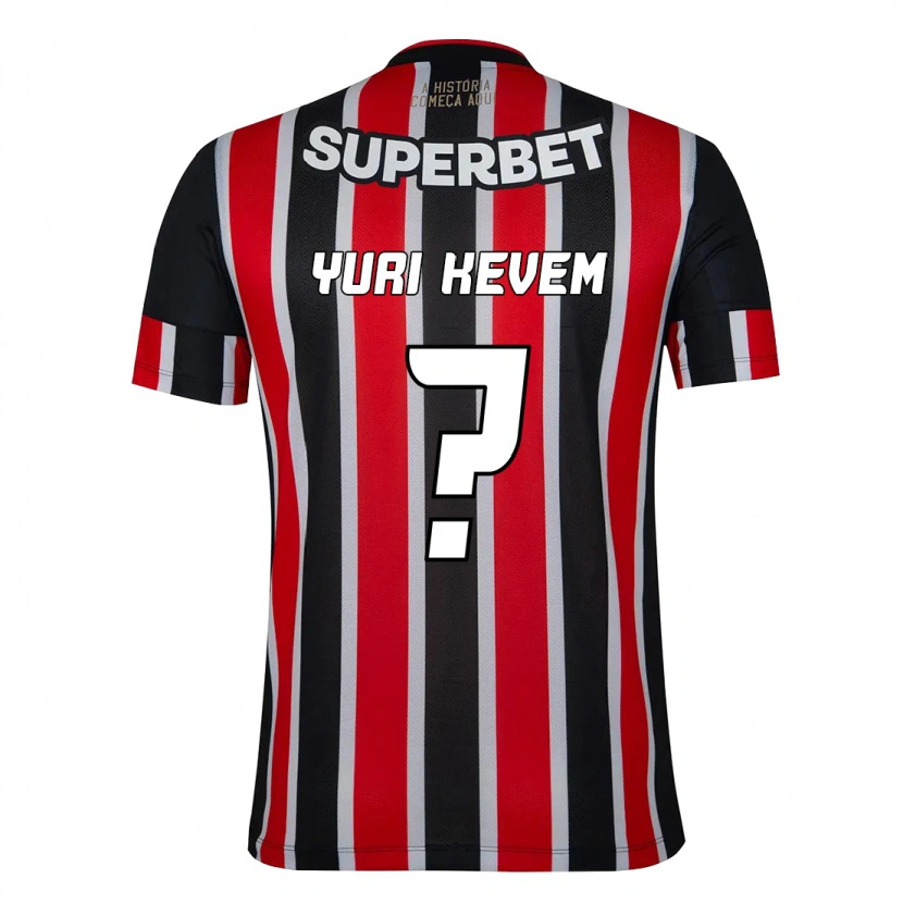 Danxen Kid Yuri Kevem #0 Black Red Away Jersey 2025/26 T-Shirt