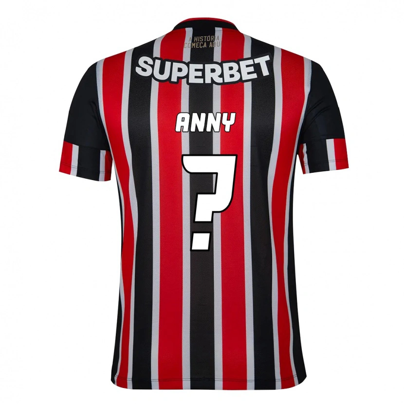 Danxen Kid Anny #0 Black Red Away Jersey 2025/26 T-Shirt