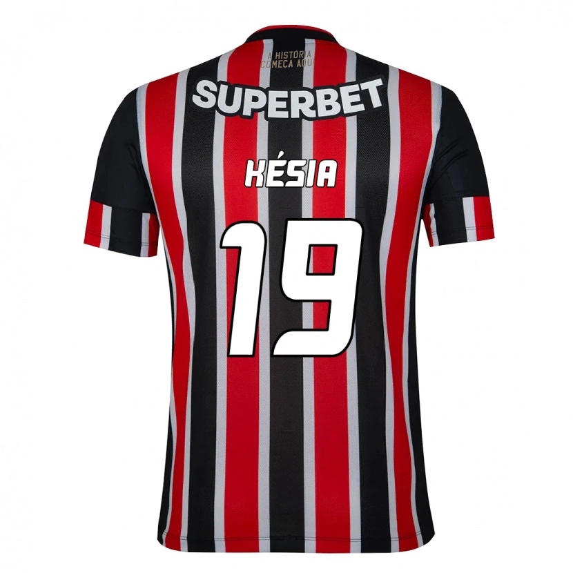 Danxen Kid Késia #19 Black Red Away Jersey 2025/26 T-Shirt