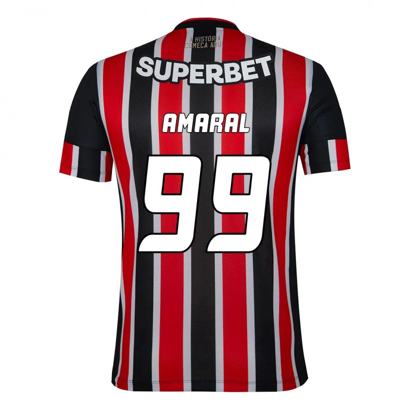 Danxen Kid Vitória Amaral #99 Black Red Away Jersey 2025/26 T-Shirt