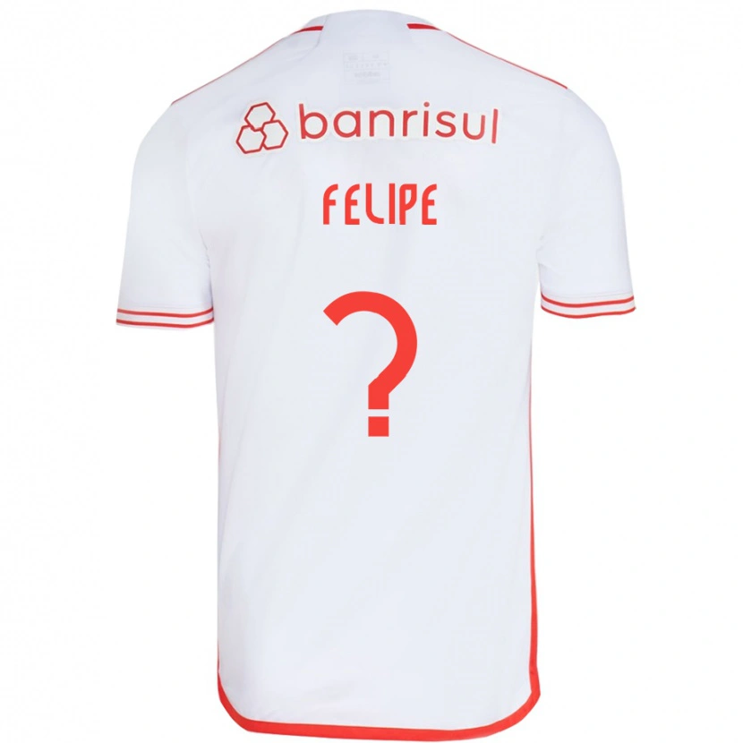 Danxen Kid Gabriel Felipe #0 White Red Away Jersey 2025/26 T-Shirt