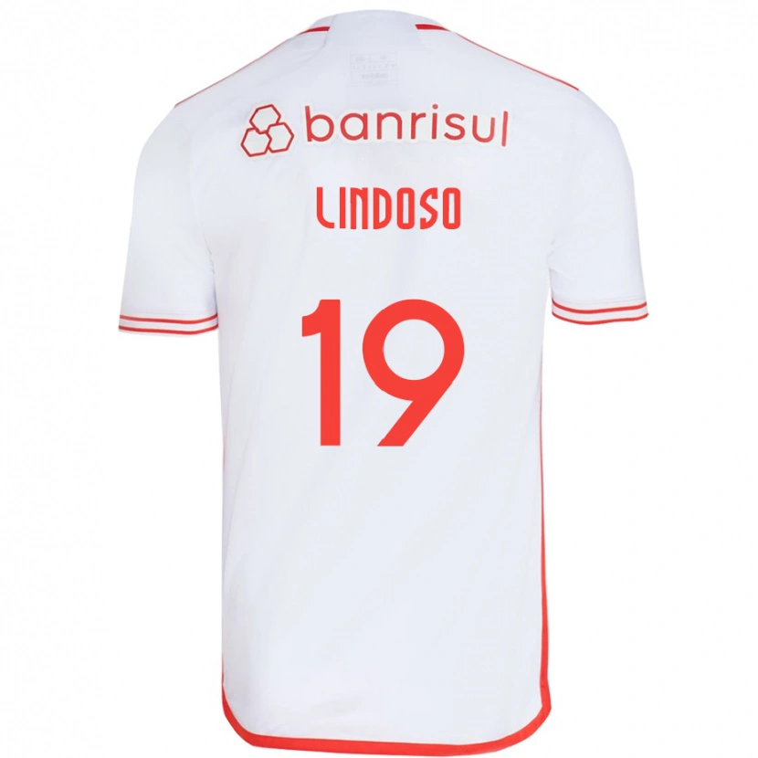 Danxen Kid Rodrigo Lindoso #19 White Red Away Jersey 2025/26 T-Shirt