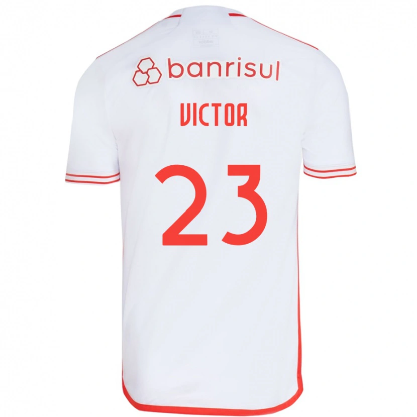 Danxen Kid Paulo Victor #23 White Red Away Jersey 2025/26 T-Shirt