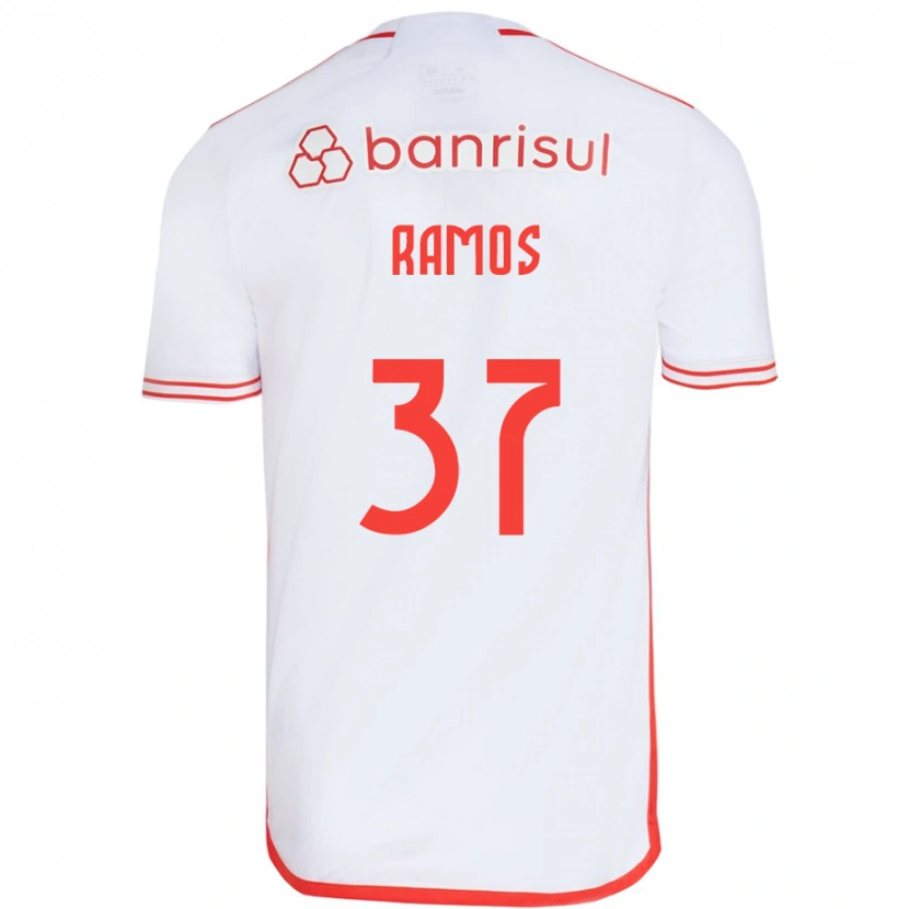 Danxen Kid Lucas Ramos #37 White Red Away Jersey 2025/26 T-Shirt