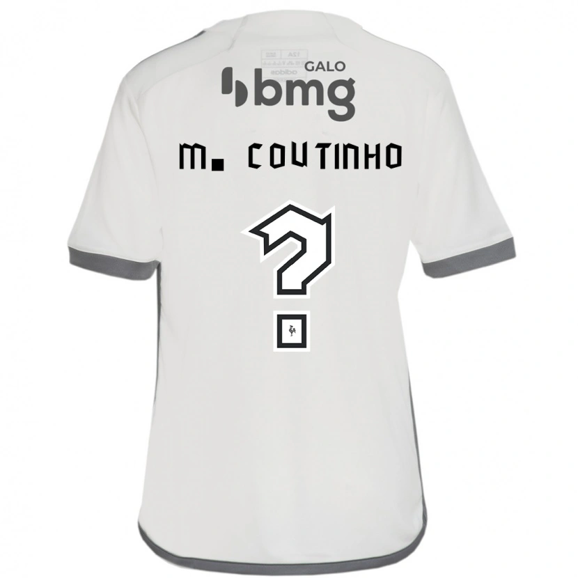 Danxen Kid Murilo Coutinho #0 Off White Away Jersey 2025/26 T-Shirt