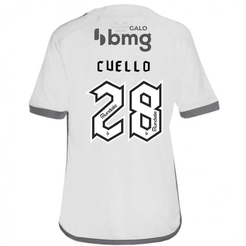 Danxen Kid Tomás Cuello #28 Off White Away Jersey 2025/26 T-Shirt