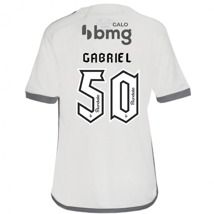 Danxen Kid Vitor Gabriel #50 Off White Away Jersey 2025/26 T-Shirt