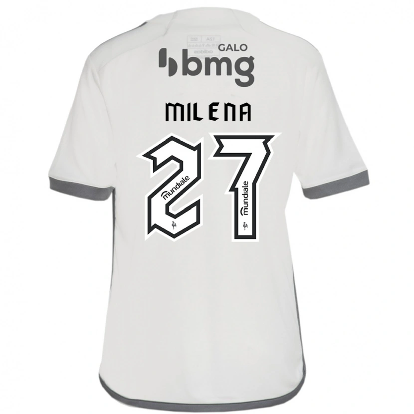 Danxen Kid Milena #27 Off White Away Jersey 2025/26 T-Shirt