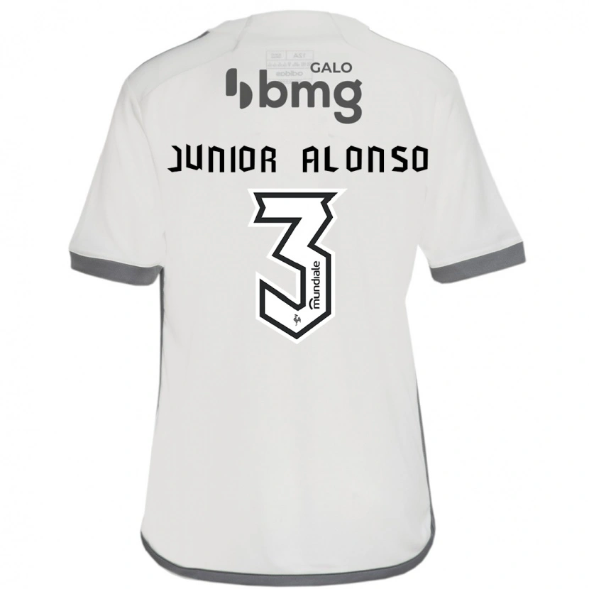 Danxen Kid Junior Alonso #3 Off White Away Jersey 2025/26 T-Shirt