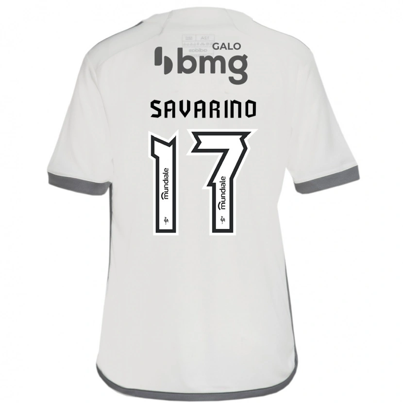 Danxen Kid Jefferson Savarino #17 Off White Away Jersey 2025/26 T-Shirt