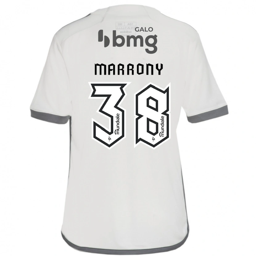 Danxen Kid Marrony #38 Off White Away Jersey 2025/26 T-Shirt