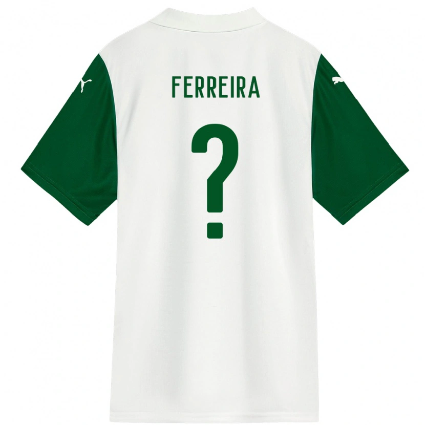 Danxen Kid Juan Ferreira #0 White Green Away Jersey 2025/26 T-Shirt