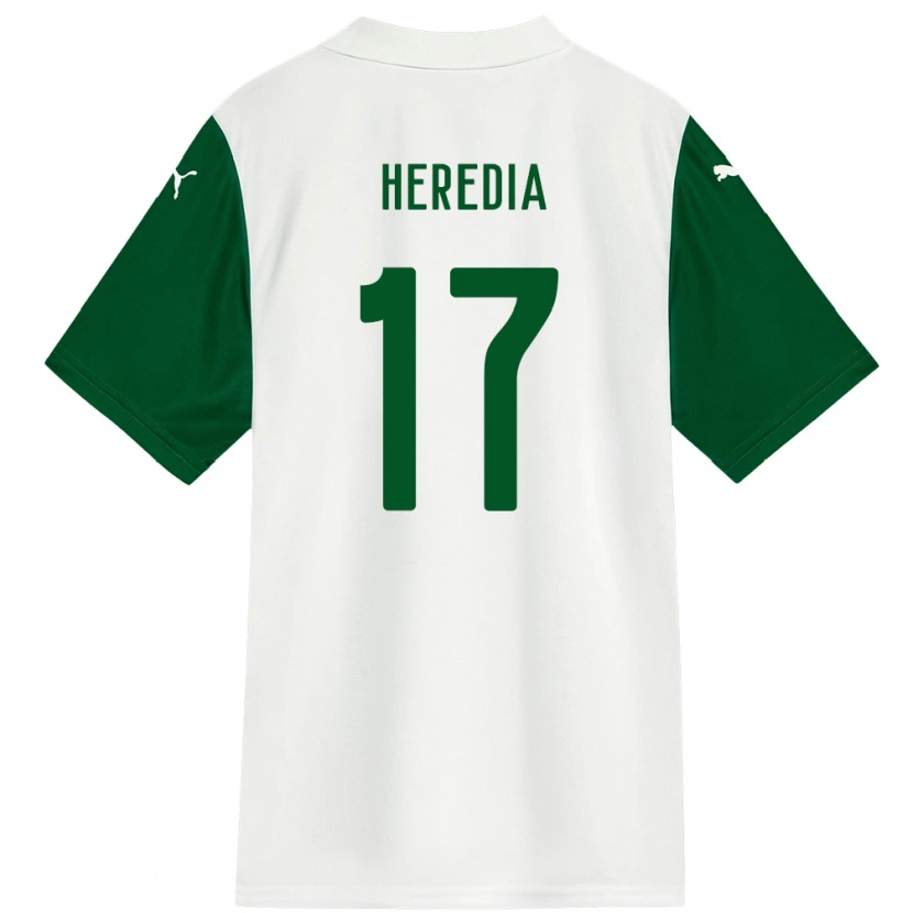 Danxen Kid Jesus Heredia #17 White Green Away Jersey 2025/26 T-Shirt