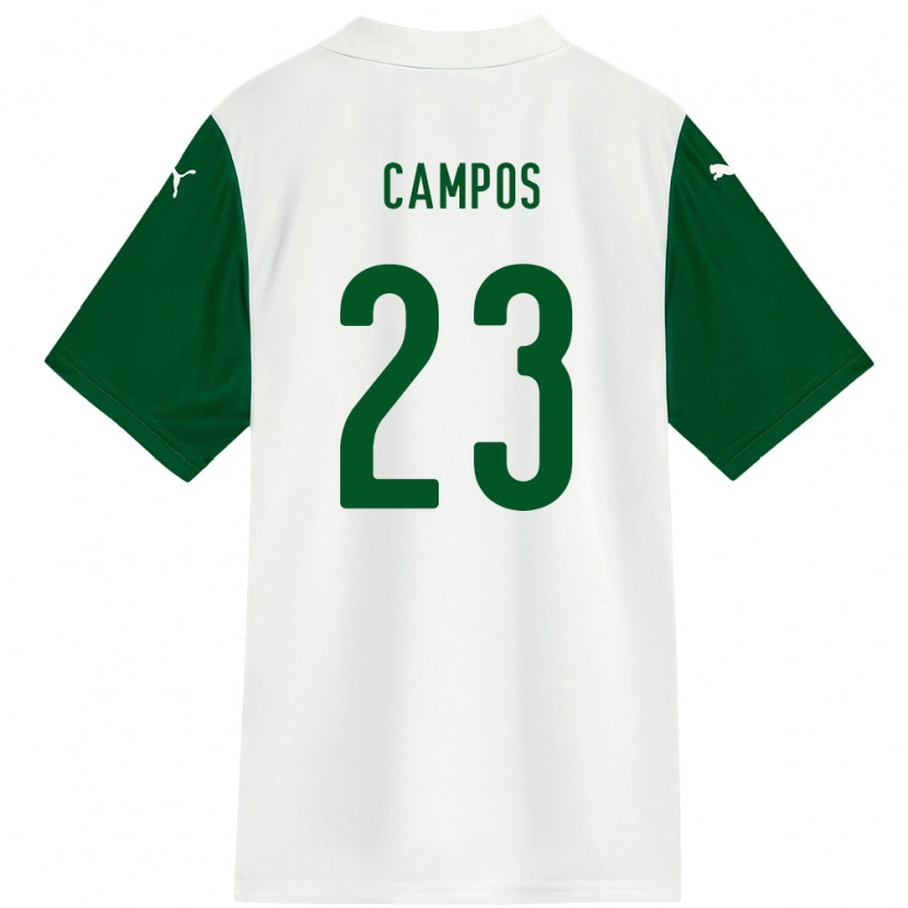 Danxen Kid Victor Campos #23 White Green Away Jersey 2025/26 T-Shirt