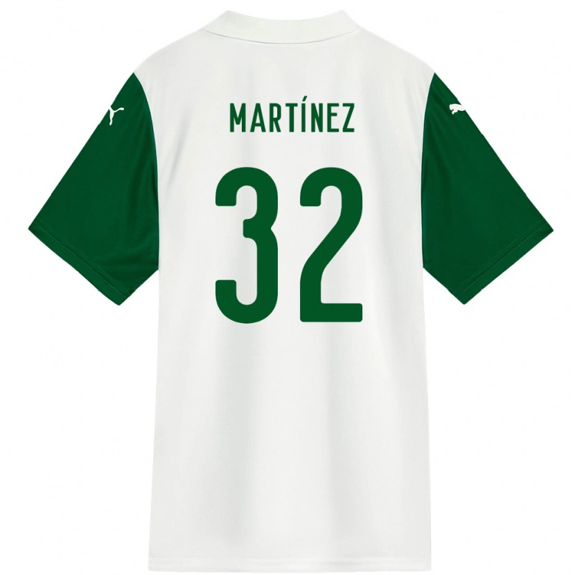 Danxen Kid Emiliano Martínez #32 White Green Away Jersey 2025/26 T-Shirt