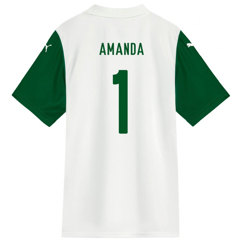 Danxen Kid Amanda #1 White Green Away Jersey 2025/26 T-Shirt