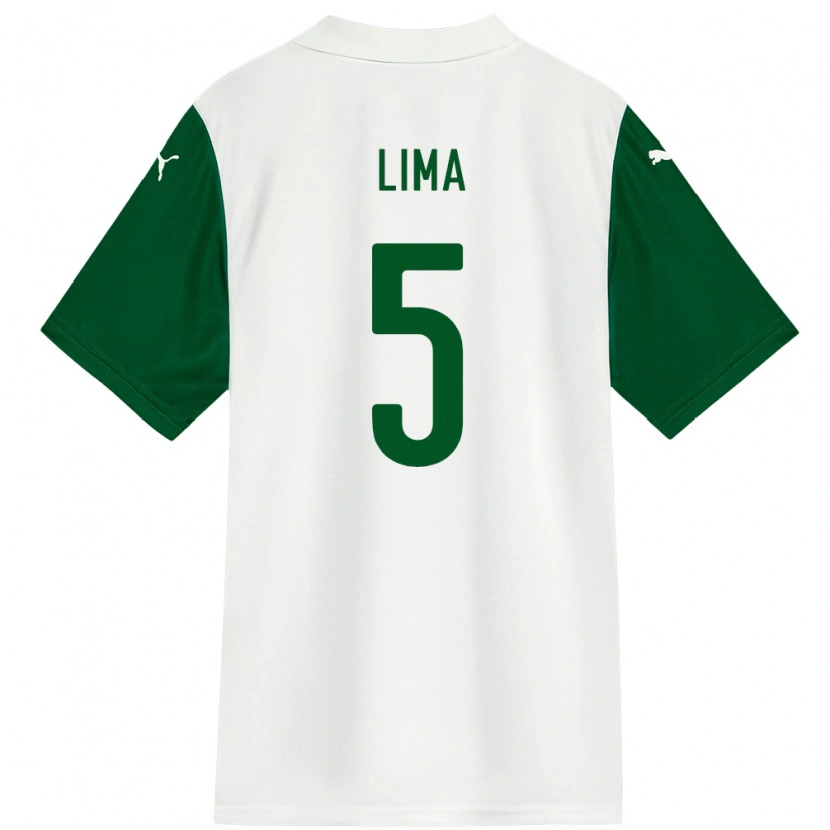 Danxen Kid Ingryd Lima #5 White Green Away Jersey 2025/26 T-Shirt