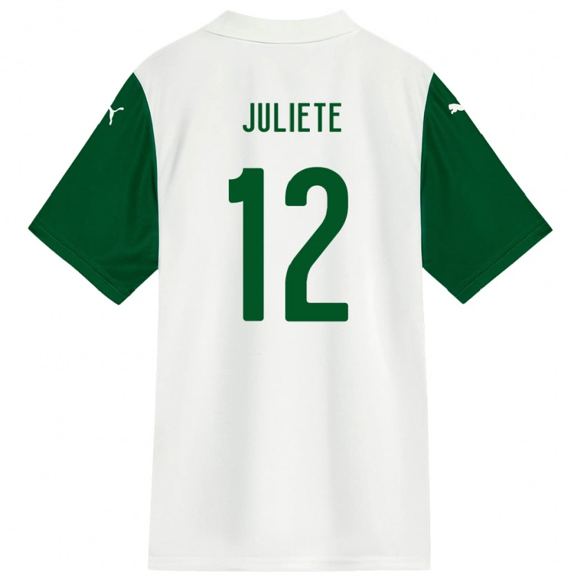 Danxen Kid Juliete #12 White Green Away Jersey 2025/26 T-Shirt