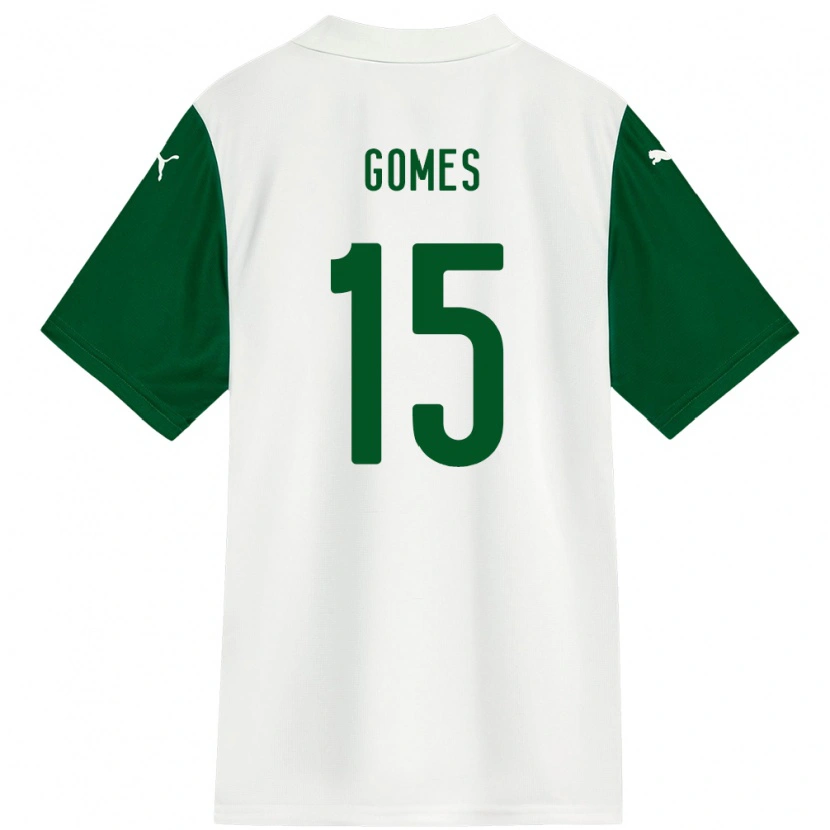 Danxen Kid Bianca Gomes #15 White Green Away Jersey 2025/26 T-Shirt