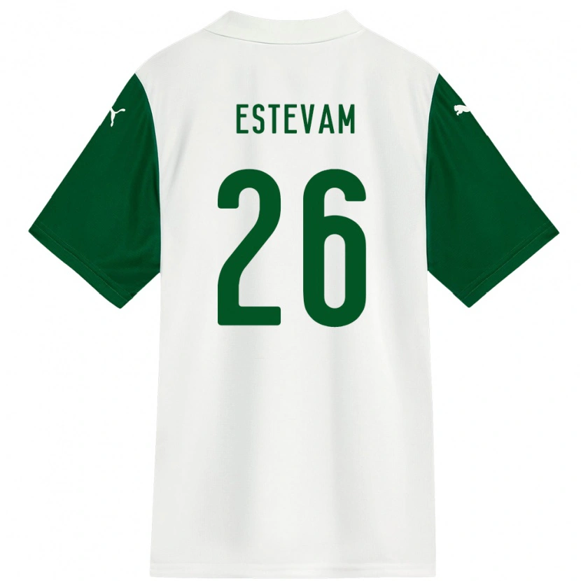 Danxen Kid Laís Estevam #26 White Green Away Jersey 2025/26 T-Shirt