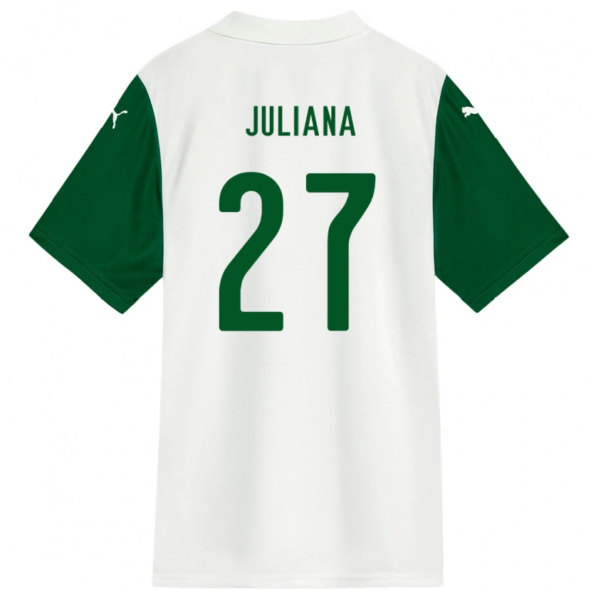 Danxen Kid Juliana #27 White Green Away Jersey 2025/26 T-Shirt