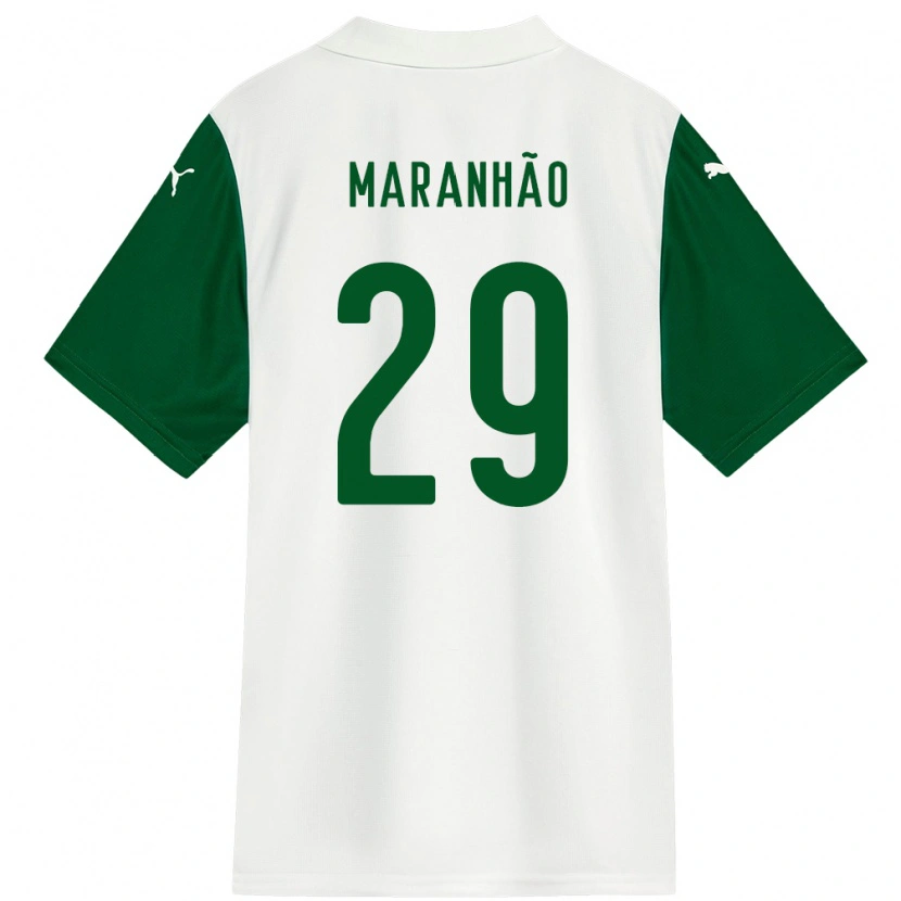 Danxen Kid Taina Maranhão #29 White Green Away Jersey 2025/26 T-Shirt