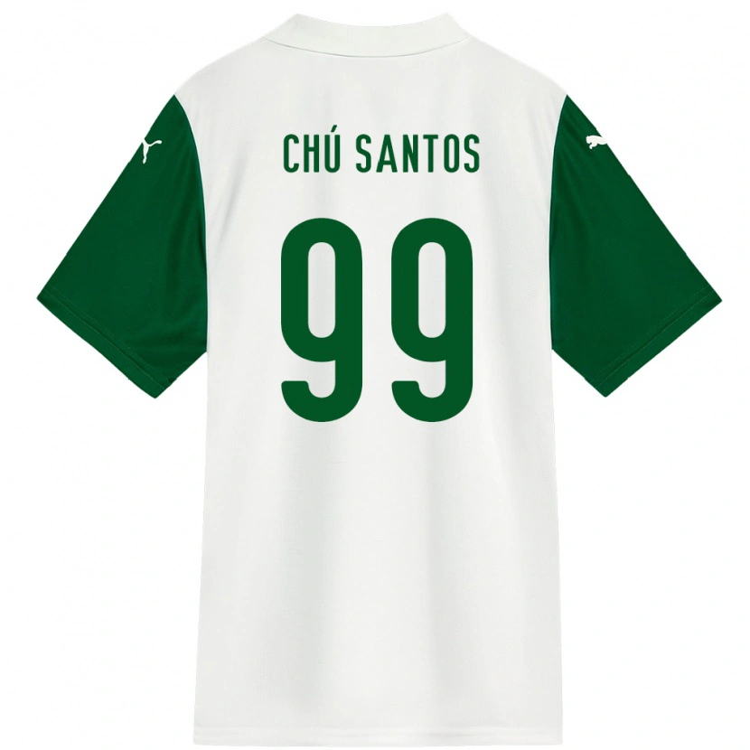 Danxen Kid Chú Santos #99 White Green Away Jersey 2025/26 T-Shirt